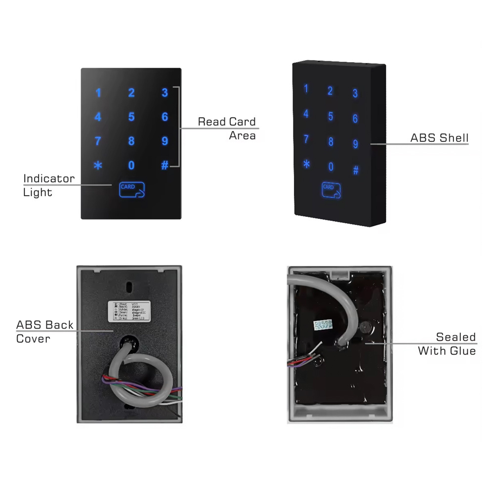 Touch Tuya Wifi Elevator Rfid Access Control Card Reader