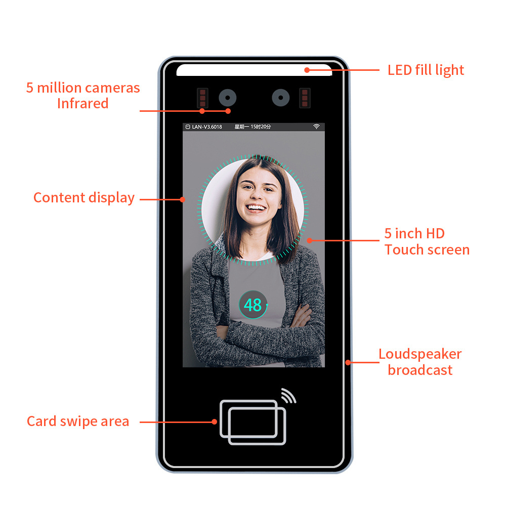 Fisja Time Attendance Monitoring Finger Print Device Time Attendance Software Access Control For Factor