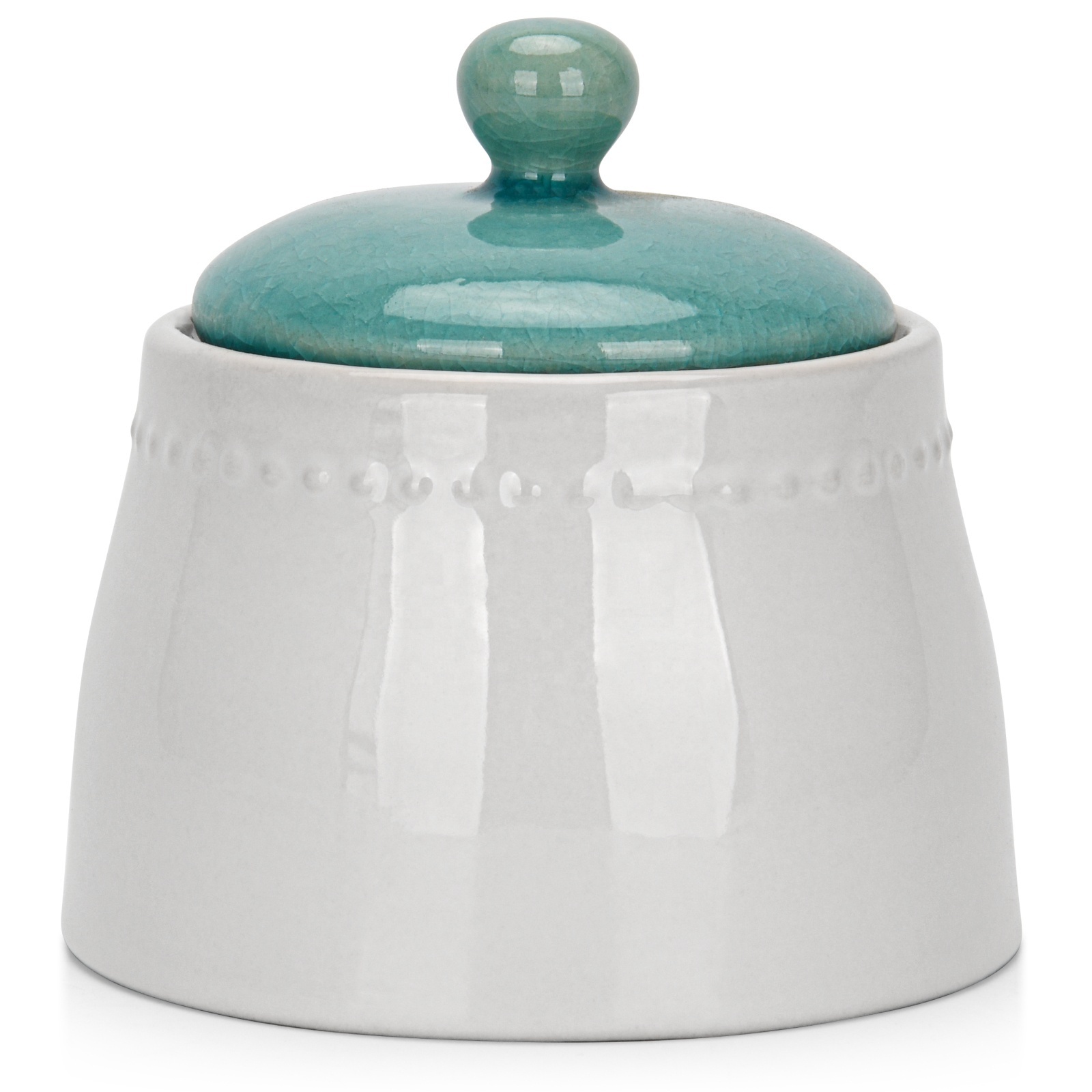 6231 FISSMAN Sugar pot CELINE 450 ml, color AZURE (ceramic)