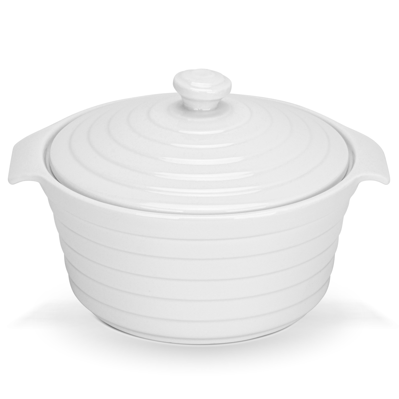 FISSMAN Round mini pot with lid porcelain