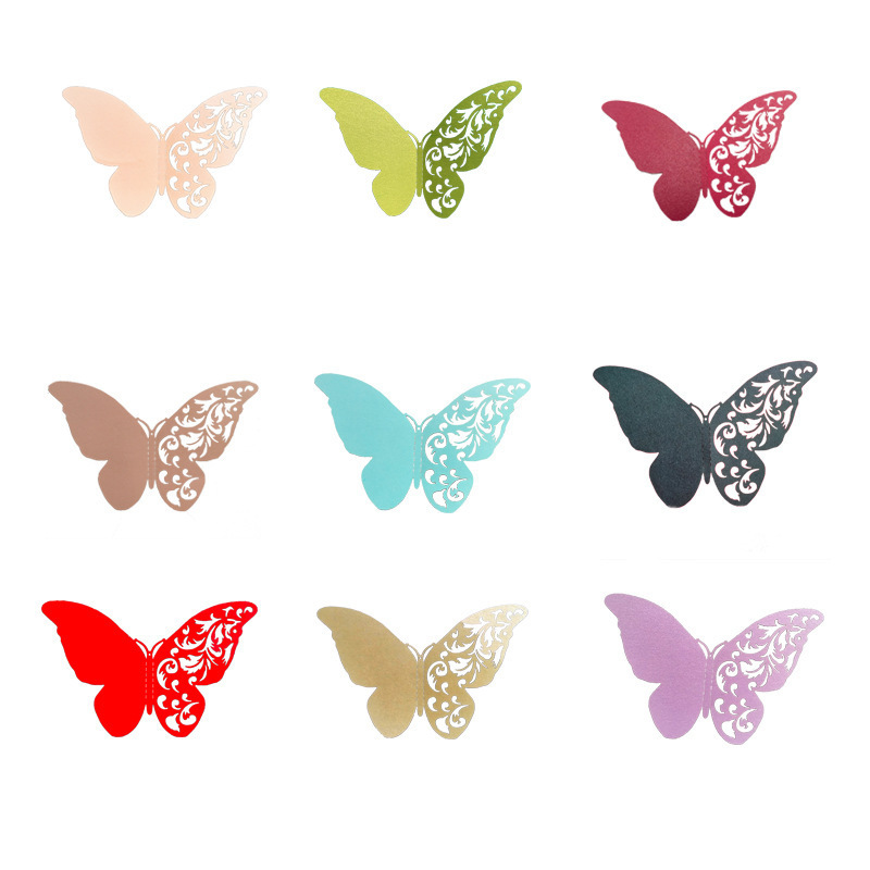 Butterfly Wall Decor DIY 3D Butterfly Stickers Removable Butterfly Decals for Home Nursery Classroom Bathroom Living Room Decor