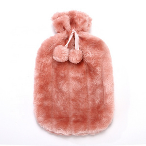 Wholesale Fluffy Hot Water Bottle Cover Removable and Washable 2L Hot Water Bottle cover for Children and Adults