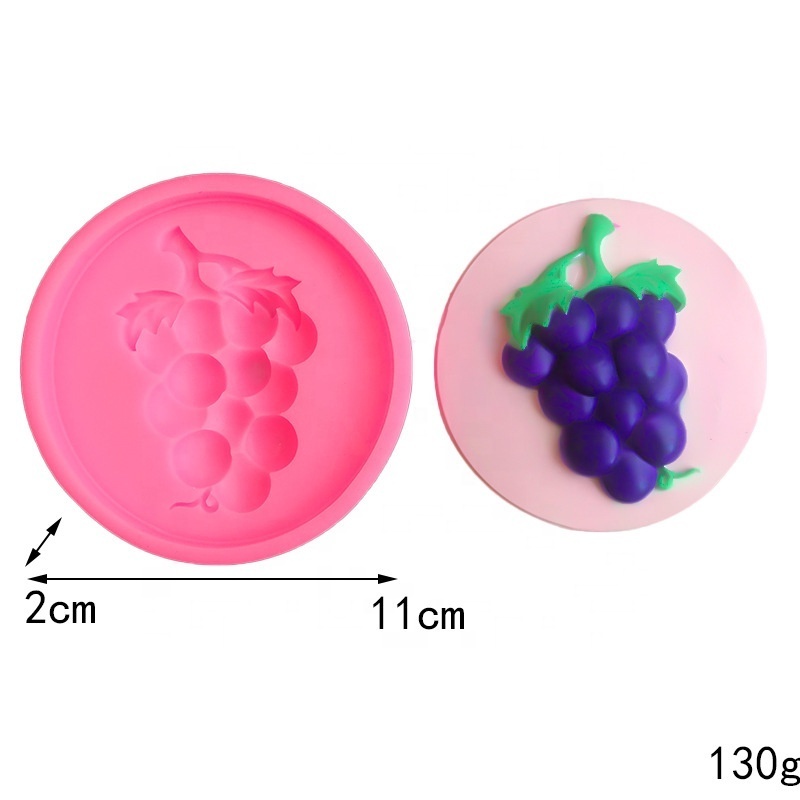 Mango Grape Tiger Head Watermelon Silicone Mold DIY Handmade Sugar Flipping Chocolate Baking Mold