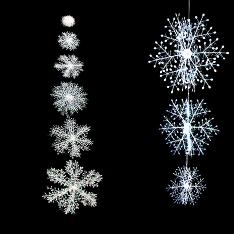 Christmas Decoration Snowflake Snowflake String Christmas Decorations Decoration Gift