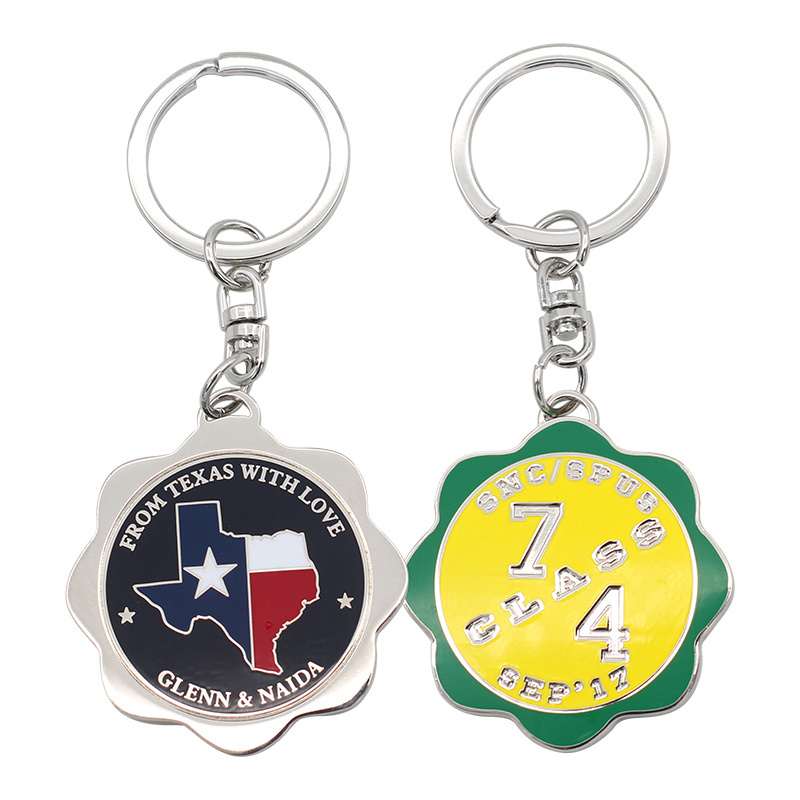 High quality custom metal keychain custom logo key chain