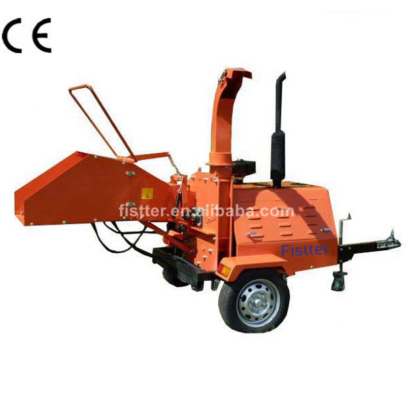 CE Approved Fistter Wood Crusher 40hp Diesel Wood Chipper For Sale