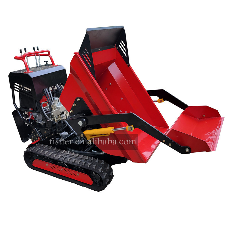 Multi-Functional Wheel barrow 9HP Gasoline Engine Mini Concrete Dumper