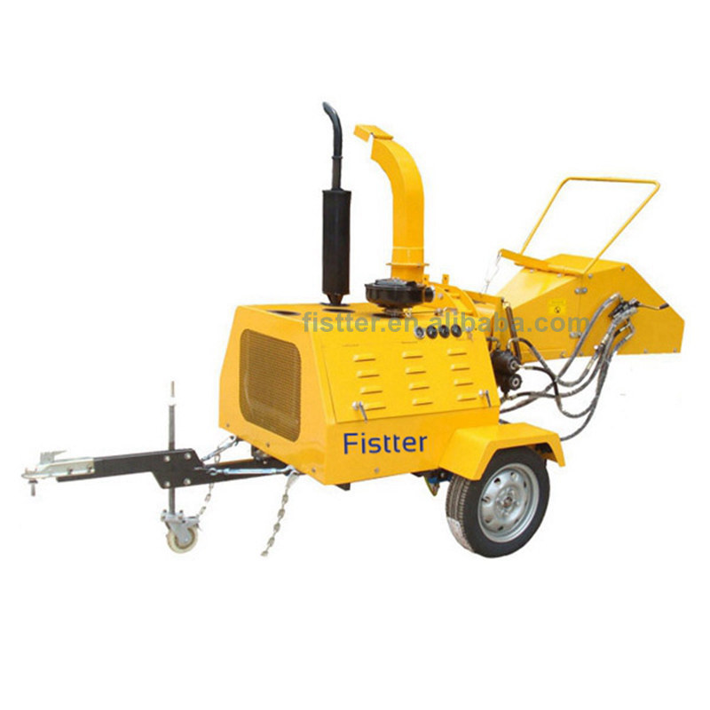 CE Approved Fistter Wood Crusher 40hp Diesel Wood Chipper For Sale