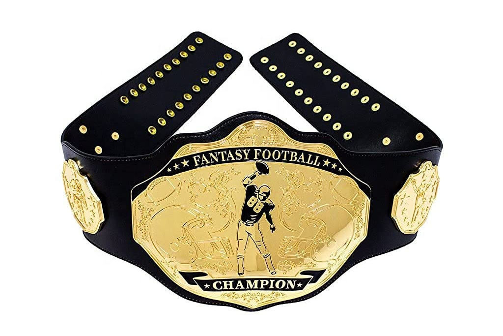 Fantasy Football  Championship Professional Custom Tournaments Belts Leather Wrestling Boxing Martial Arts Championship Belts