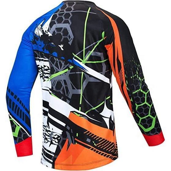 New Custom Sublimation Men Downhill Mountain Jersey Blank MTB Dirt Bike Mx Motocross Jersey For Unisex