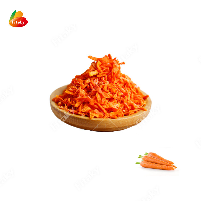 Food Grade Healthy Natural Dehydrated Vegetables Dried Red Carrot Strips Dehydrated  Carrots