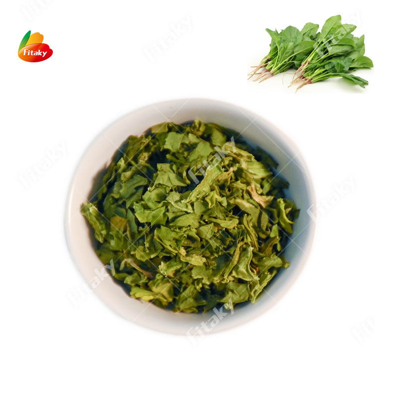 Cheap Dried Green Spinach Air Dried Spinach Leaves For Instant Food