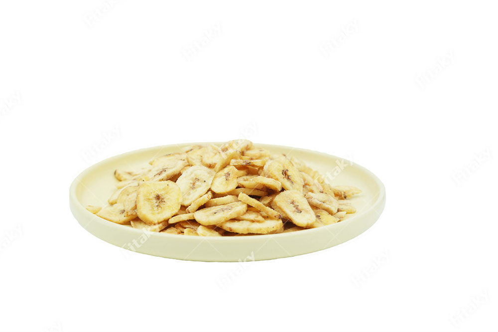 Natural Dried Banana Bulk Snack Vacuum Fried Banana Chips Crispy Snacks