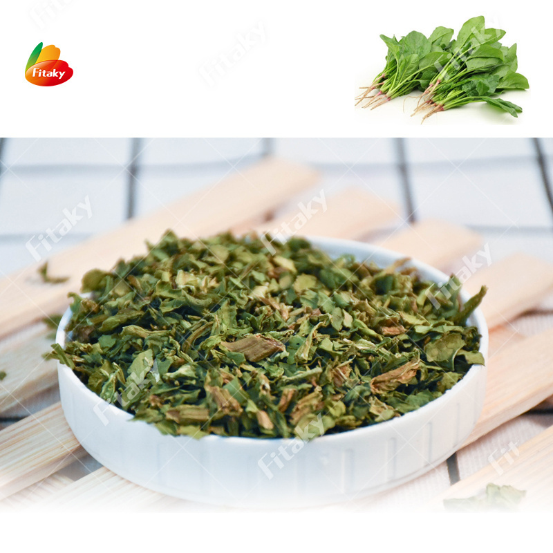 Hot sale Dehydrated Green Stalk Spinach Bulk Dehydrated Spinach Leaves Dehydrated Spinach Leaf