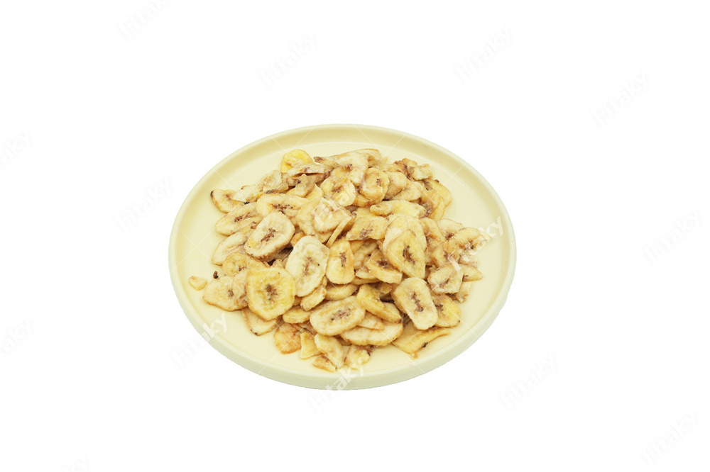 Natural Dried Banana Bulk Snack Vacuum Fried Banana Chips Crispy Snacks