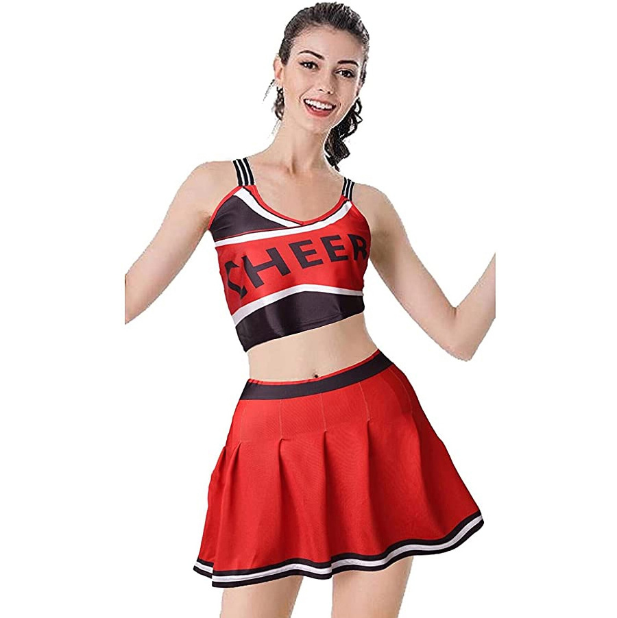 OEM Custom Youth Cheerleader Custom Cheer Costume Uniforms Lady Sublimation Cheerleading Uniforms Youth Blank Cheer Uniforms