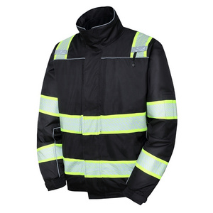 Hi Vis Construction Safety Jackets / Safety Jacket Work Wear Factory Construction Safety Jacket