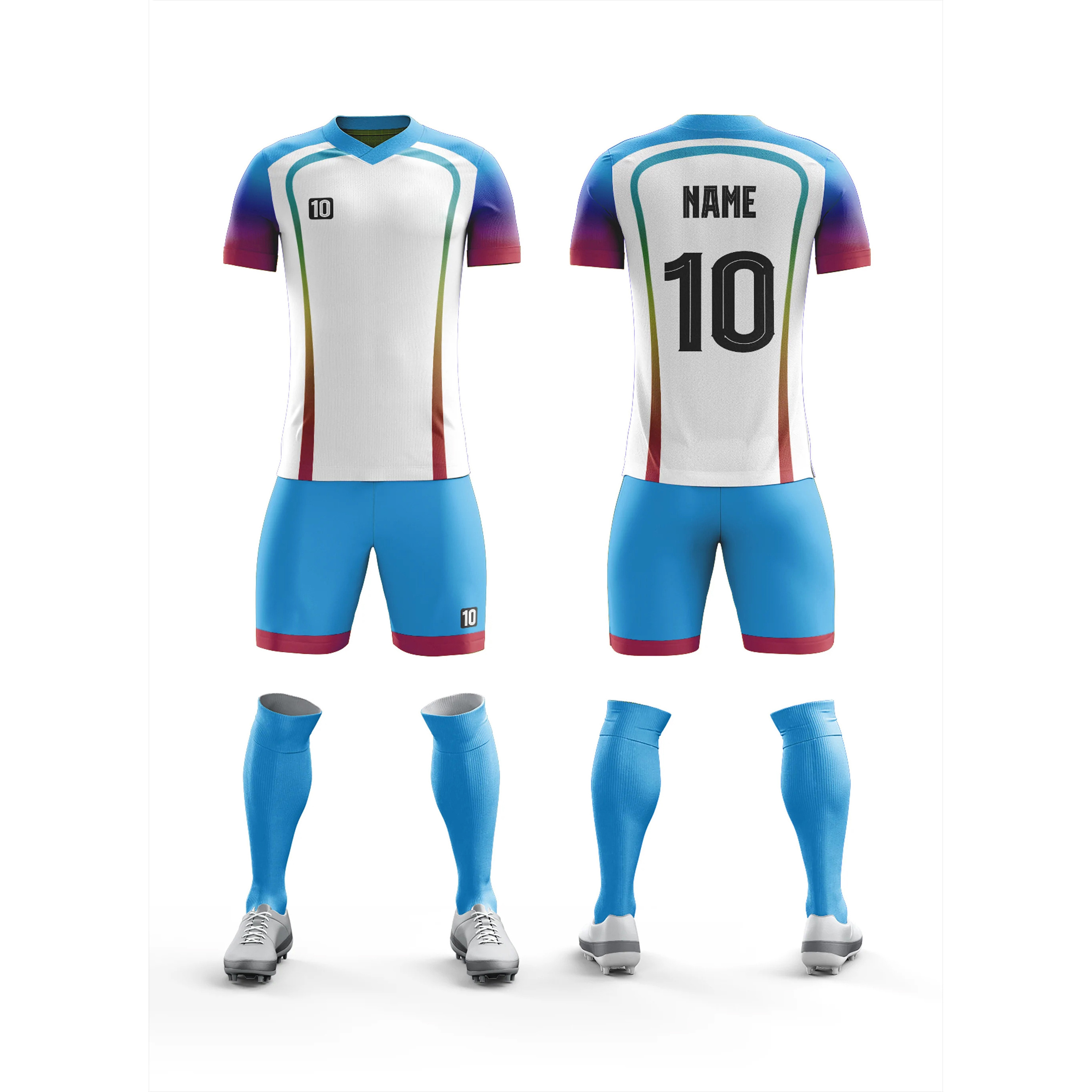 Top in Sales Wholesale High Quality Customized Breathable Football Club Shirt Professional Soccer Uniform