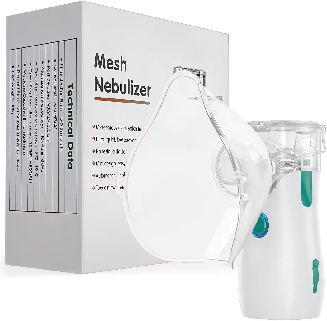 Mesh Inhaler Nebulizers Removable Battery Atomizer Portable Children Home Medial Nebulizer