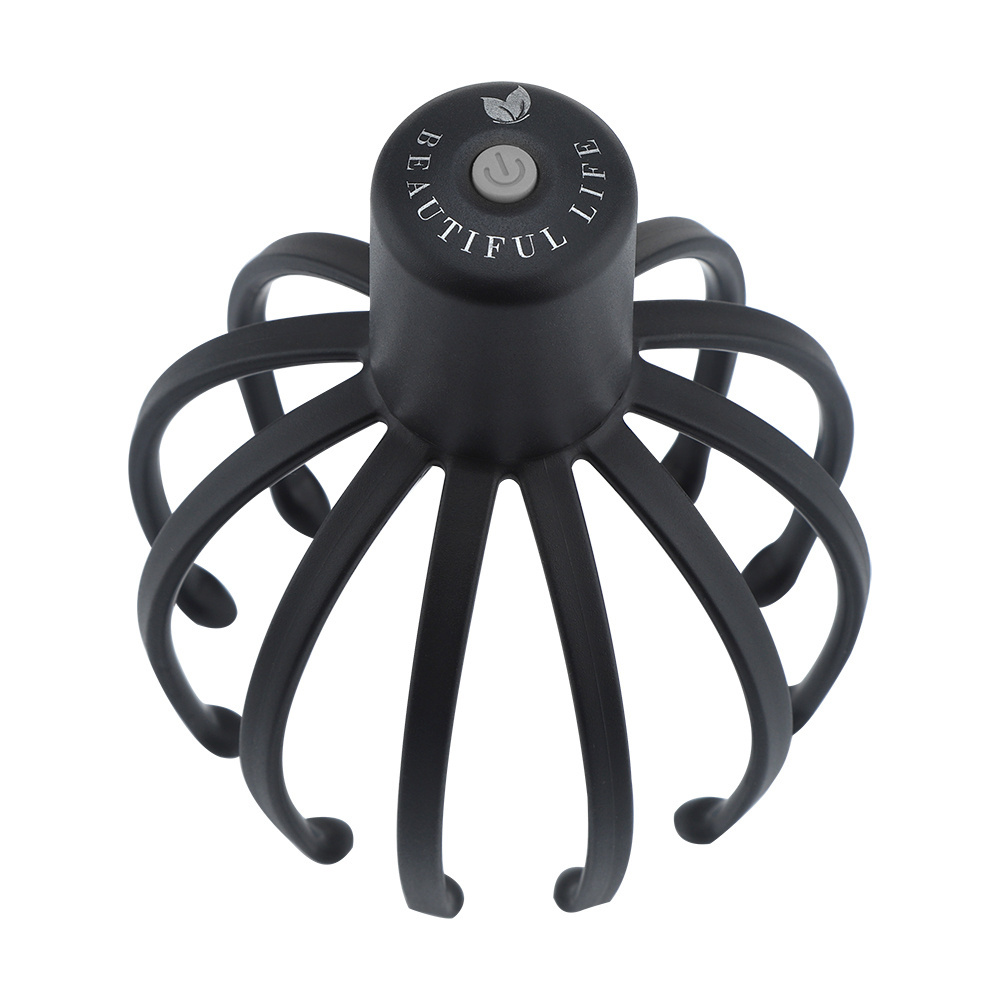 Cordless Rechargeable Octopus Claw Hair Scalp Massager Stress Relief Electric Head Massager