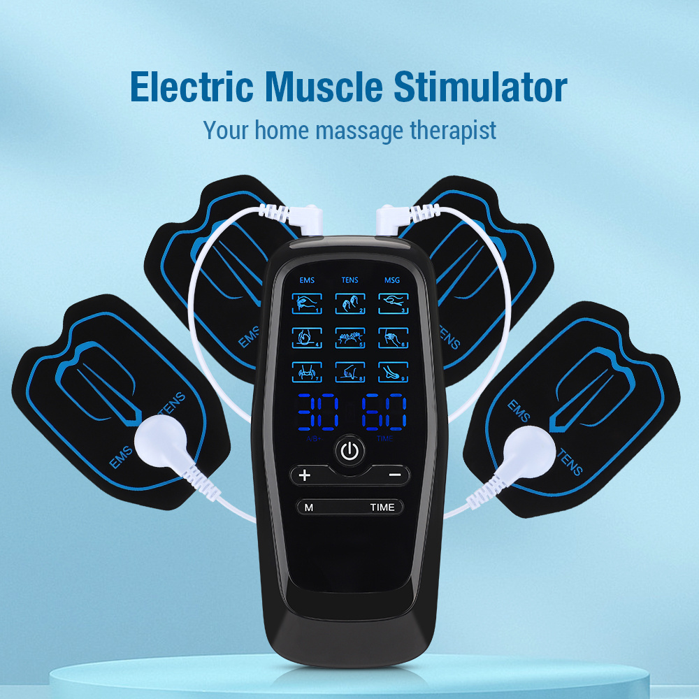 Wireless Pain Relief Therapy Electronic Pulse Body Massager EMS Machine Tens Unit Muscle Stimulator