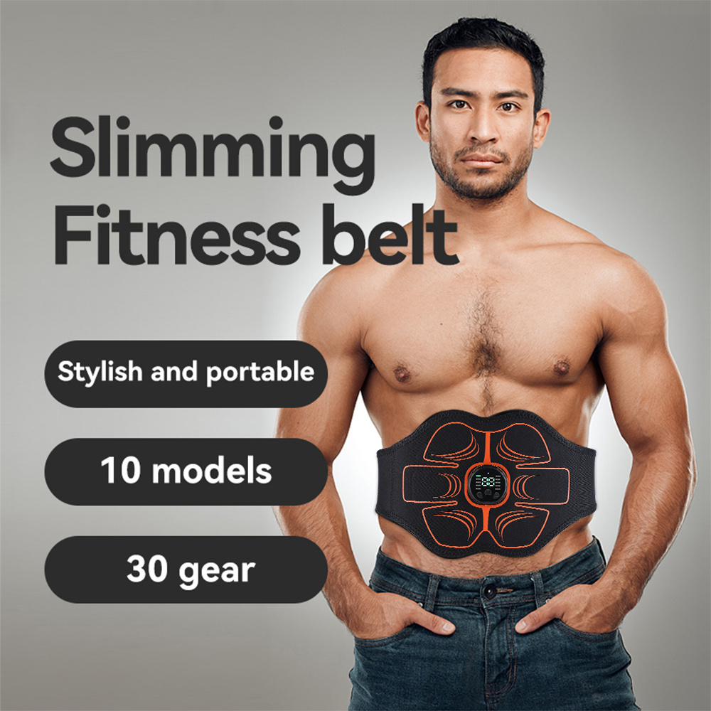 Fitness Training Weight Loss Body Slimming Waist Abdominal Massager EMS Electric Muscle Stimulation Belt For Men Women