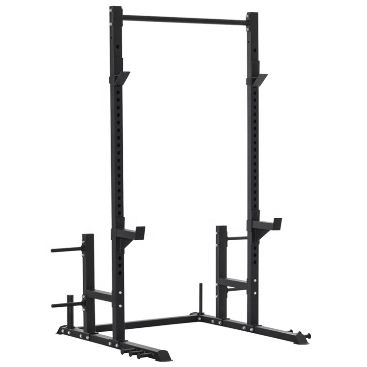 FitFirst Home Gym Multi-Function Power Squat Rack Cage Power Tower with Pull Up Bar