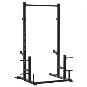 FitFirst Home Gym Multi-Function Power Squat Rack Cage Power Tower with Pull Up Bar