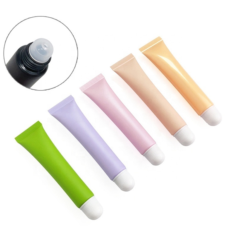 Wholesale High Quality Lipstick Cosmetic 10ML 15ML 20ML Squeeze Plastic Lip gloss Tube aluminum Lip Balm Squeeze Tube