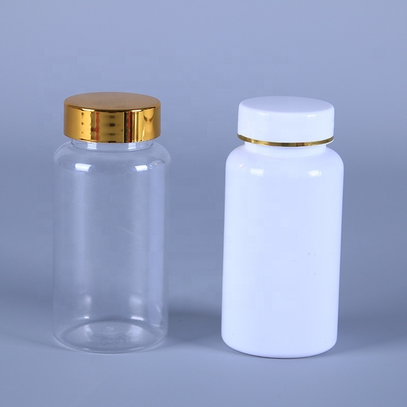 100ML150MLPill Bottle With Plastic Capsule Bottles Food Supplement Bottles PET medicine pharmacy Vitamin Supplement