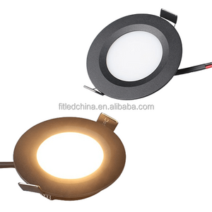 DC12V 24V 3W Black White Recessed Lift LED Downlight Led Elevator Lights Elevator Light