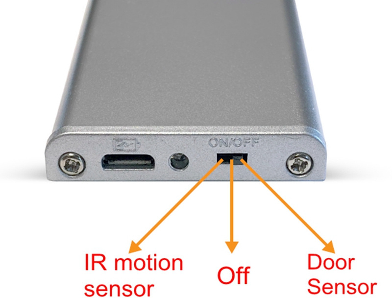 USB Rechargeable Magnet LED Cabinet Light Wireless IR Door Hand Motion Sensor Closet Lights Battery Powered Shelf Drawer Light