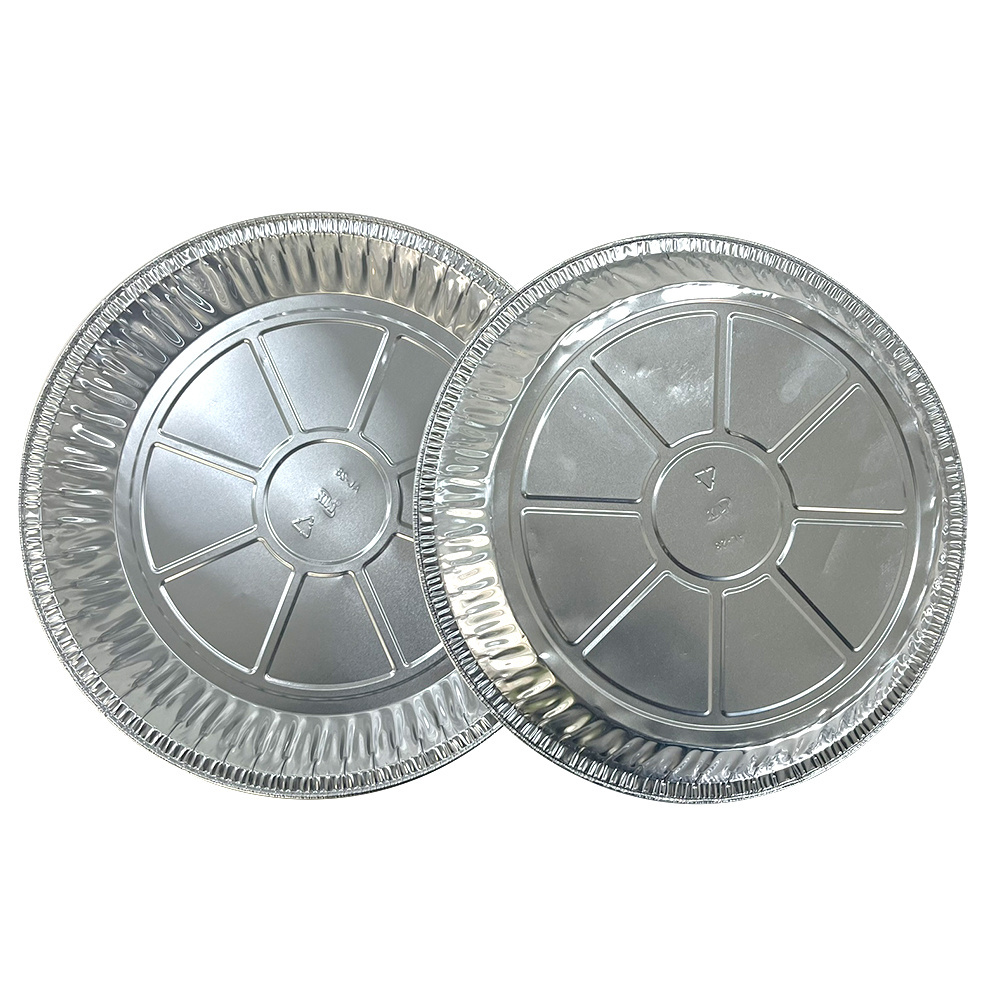 Aluminum Foil Pizza Tray Pie Pan Round Disposable Food Packing Container