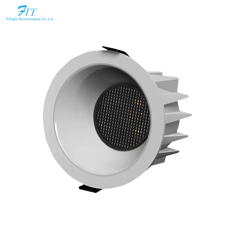 Anti Glare Modern Led Light Downlight Trimless Round Die-Cast Aluminum CCT Adjustable Ceiling Recessed Led Downlight