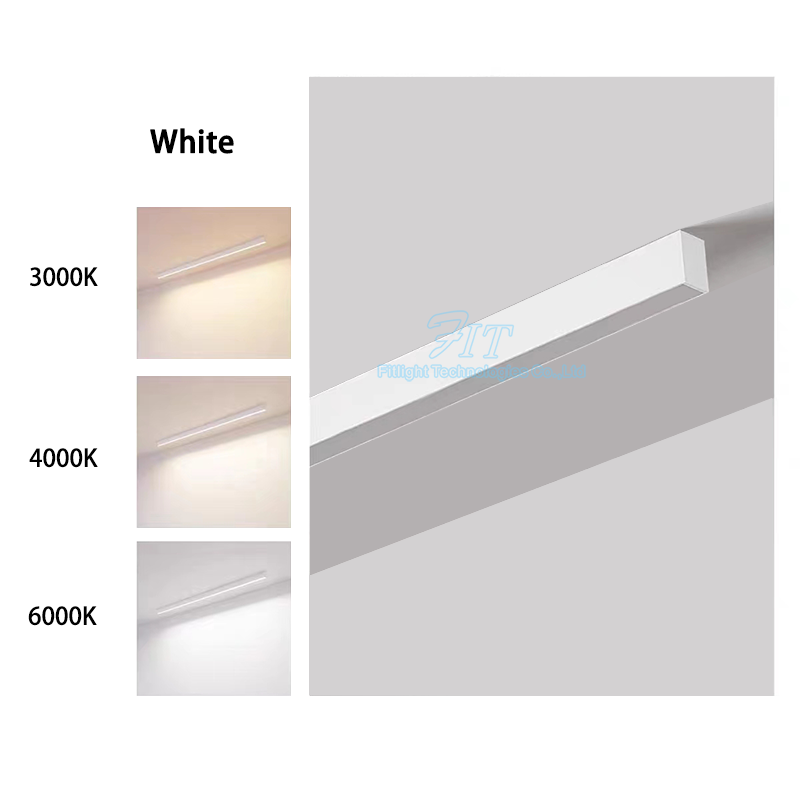 Surface Mounted Aluminum Housing Linear Lighting Fixture 4ft 1200mm Led Linear Lamps