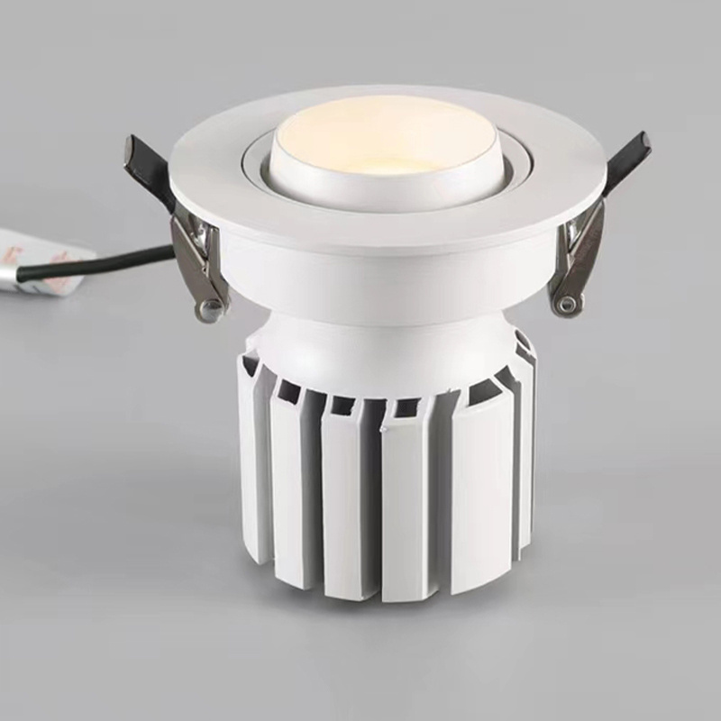 Fitlight Factory Direct Anti Glare Design Downlight 20W 30W Aluminum Ceiling Recessed COB LED Down Light