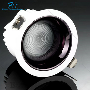 America Hot Sale 40W Led DownLight 6 inch CE RoHS Certified Dimmable Recessed Downlight LED Pane Light For Restaurant