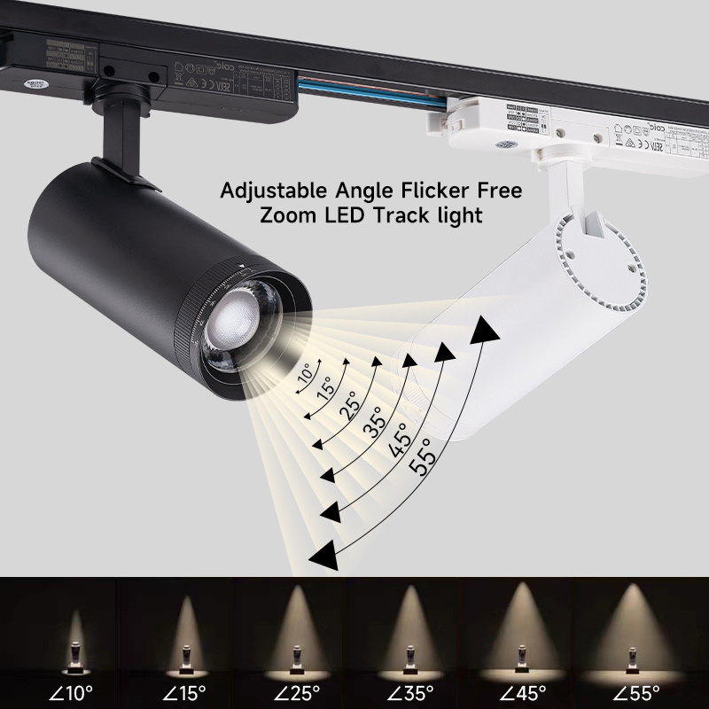 Art Gallery Led Track Light 35W Driver Adapter Combined LED Track Light