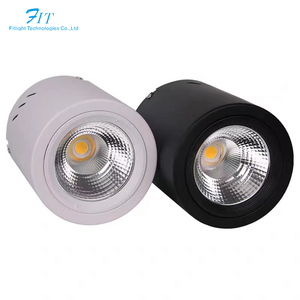 10W 12W 15W 20W 30W 40W  Anti Glare Round Ceiling Surface Mounted Cylinder LED downlight COB Spot Lights