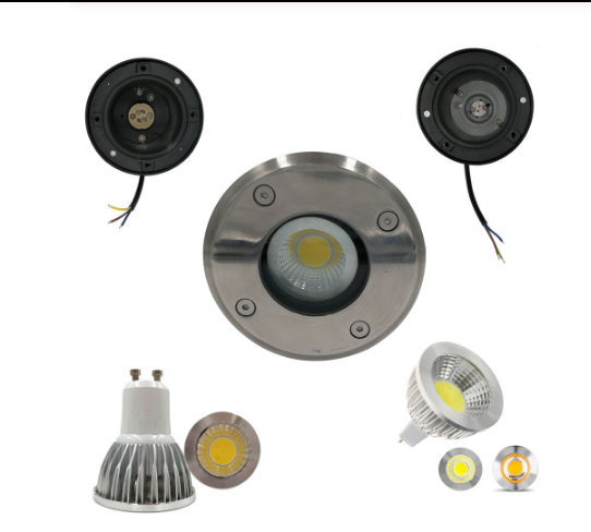 LED In-ground Light Buried Light GU10 MR16 Waterproof Outdoor Recessed Spot Ground  Underground Floor Lamp