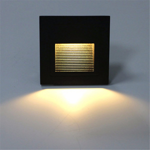 Outdoor 85-265V IP65 LED Step Light Waterproof Stair Light Wall Embedded Underground Lamp Light 3W