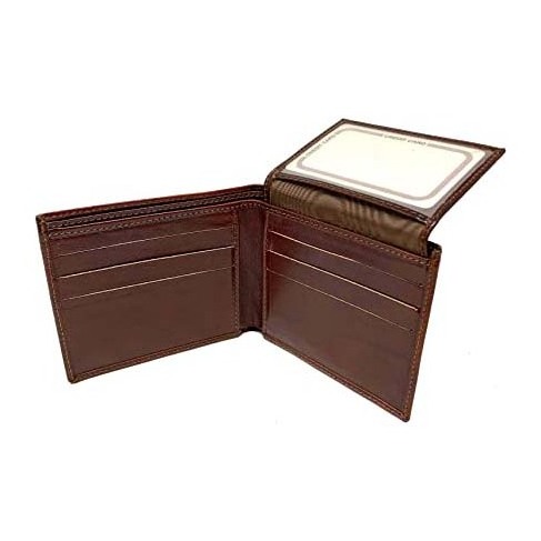 OEM 2023 Hot Sale Genuine Vintage Crazy Horse Cowhide Leather Card Holder Wallet With Coin Pocket for men