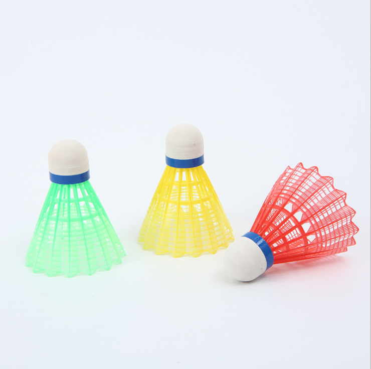 High Quality Sport Midium Speed  Durable Nylon Plastic Badminton Shuttlecock