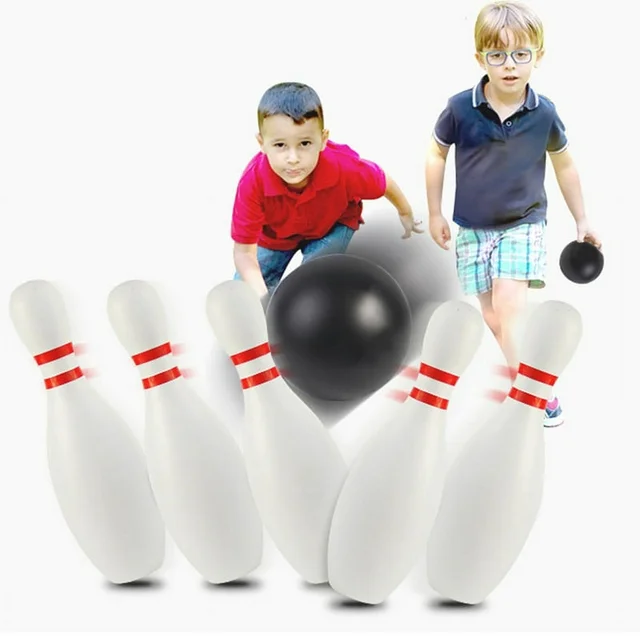 Durable Plastic Indoor and Outdoor Game Bowling Game for Kids