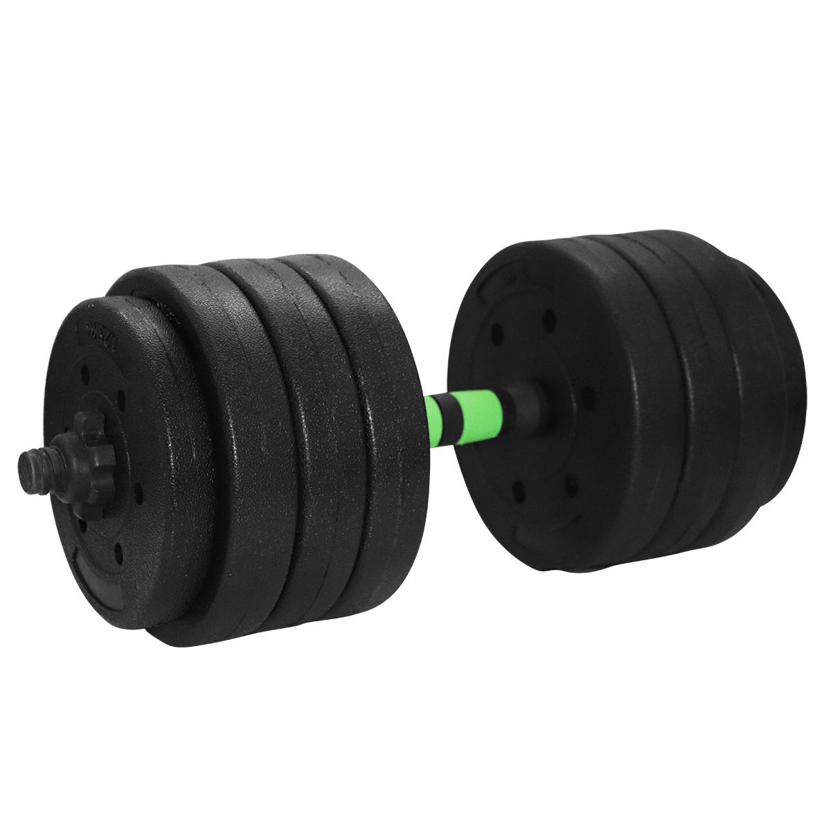 40KG Dumbbells Barbell Setwith Connecting Rod Adjustable Dumbbell Fitness Gym Equipment