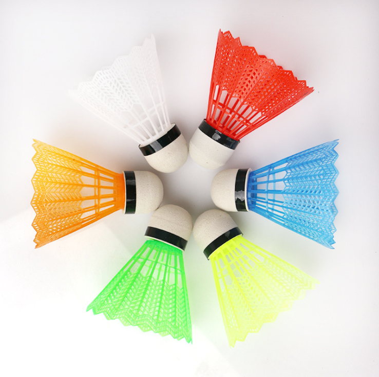 High Quality Sport Midium Speed  Durable Nylon Plastic Badminton Shuttlecock