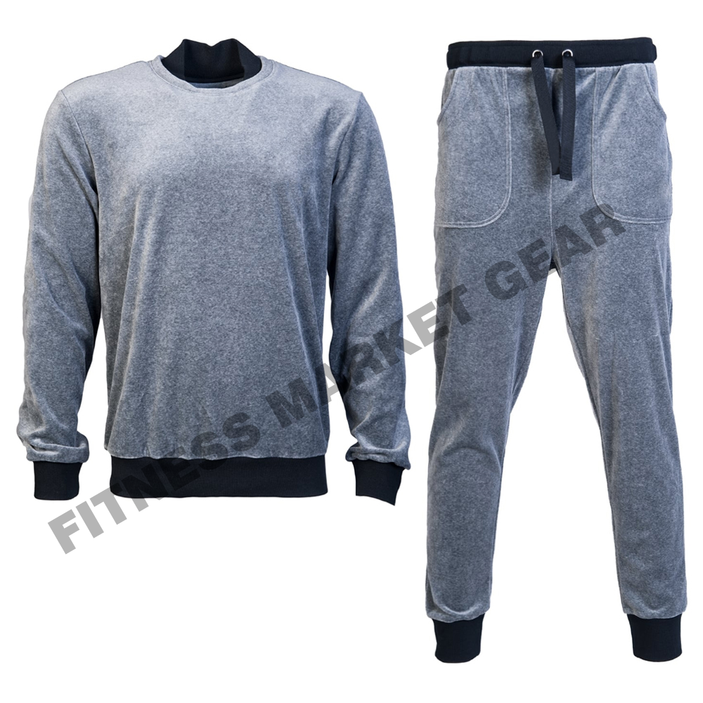 Wholesale Blank Tracksuit Polyester and Cotton Training Jogging Suits Windbreaker Set Casual wear Track Suit Men