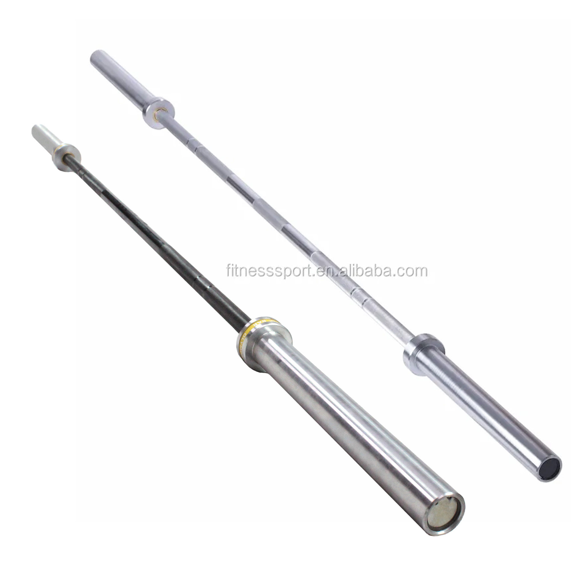 20kg 2000lb 2.2m Men Black Alloy Steel Chrome Weight Lifting Barbell Bar