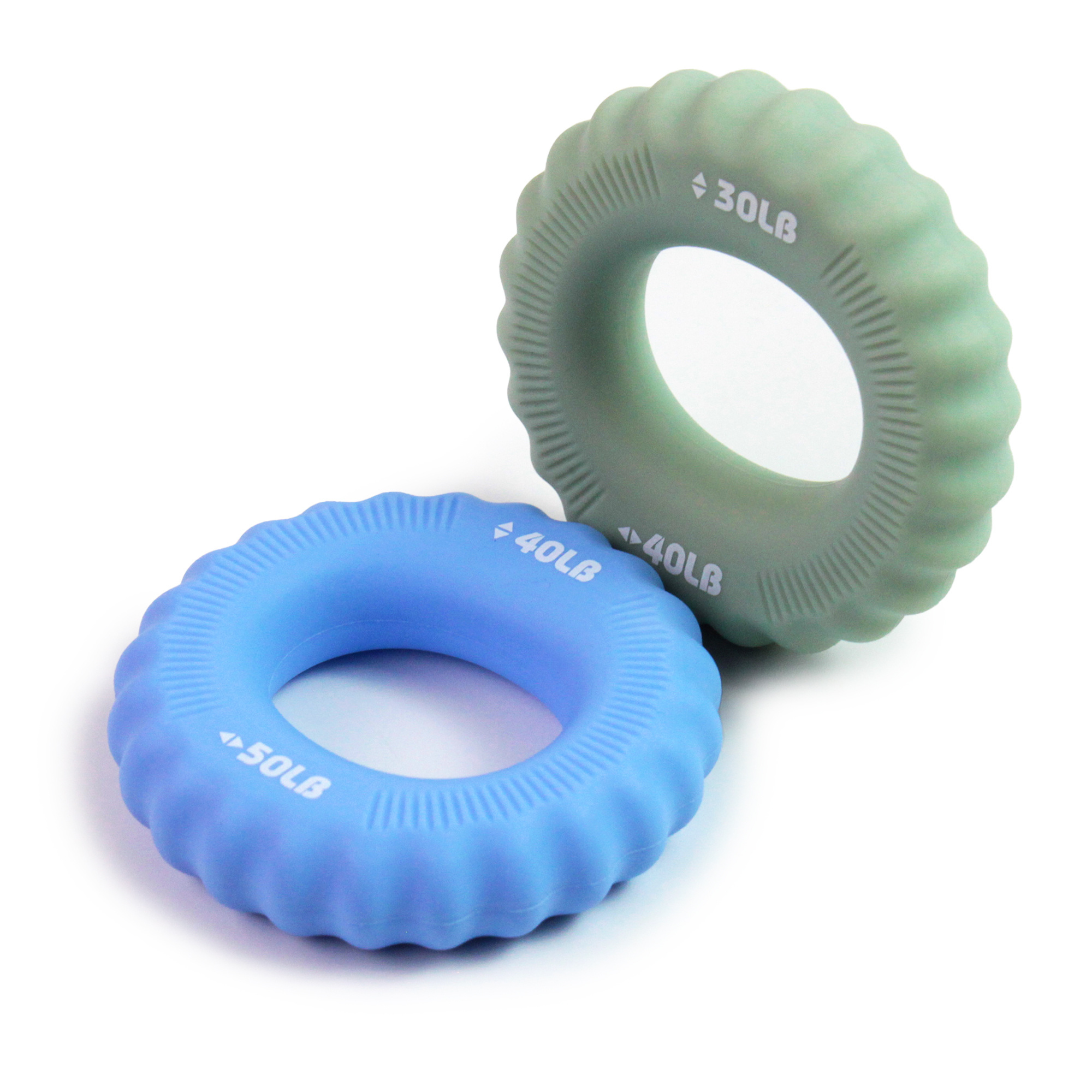 Male Female Outdoor Indoor Exercise Training Strength Trainer Muscle Wrist Finger multicolor Silicone Hand Grip Rings