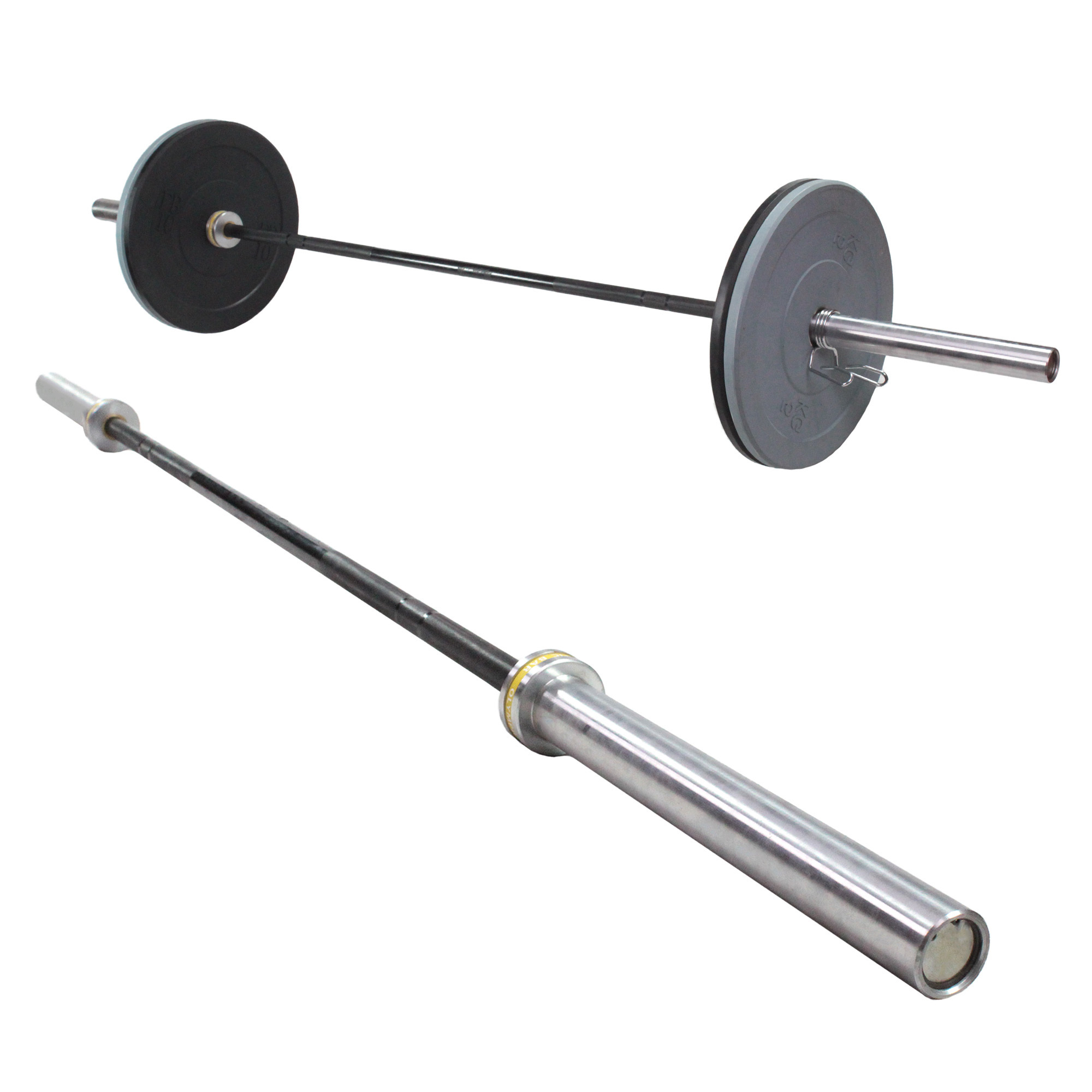 20kg 2000lb 2.2m Men Black Alloy Steel Chrome Weight Lifting Barbell Bar